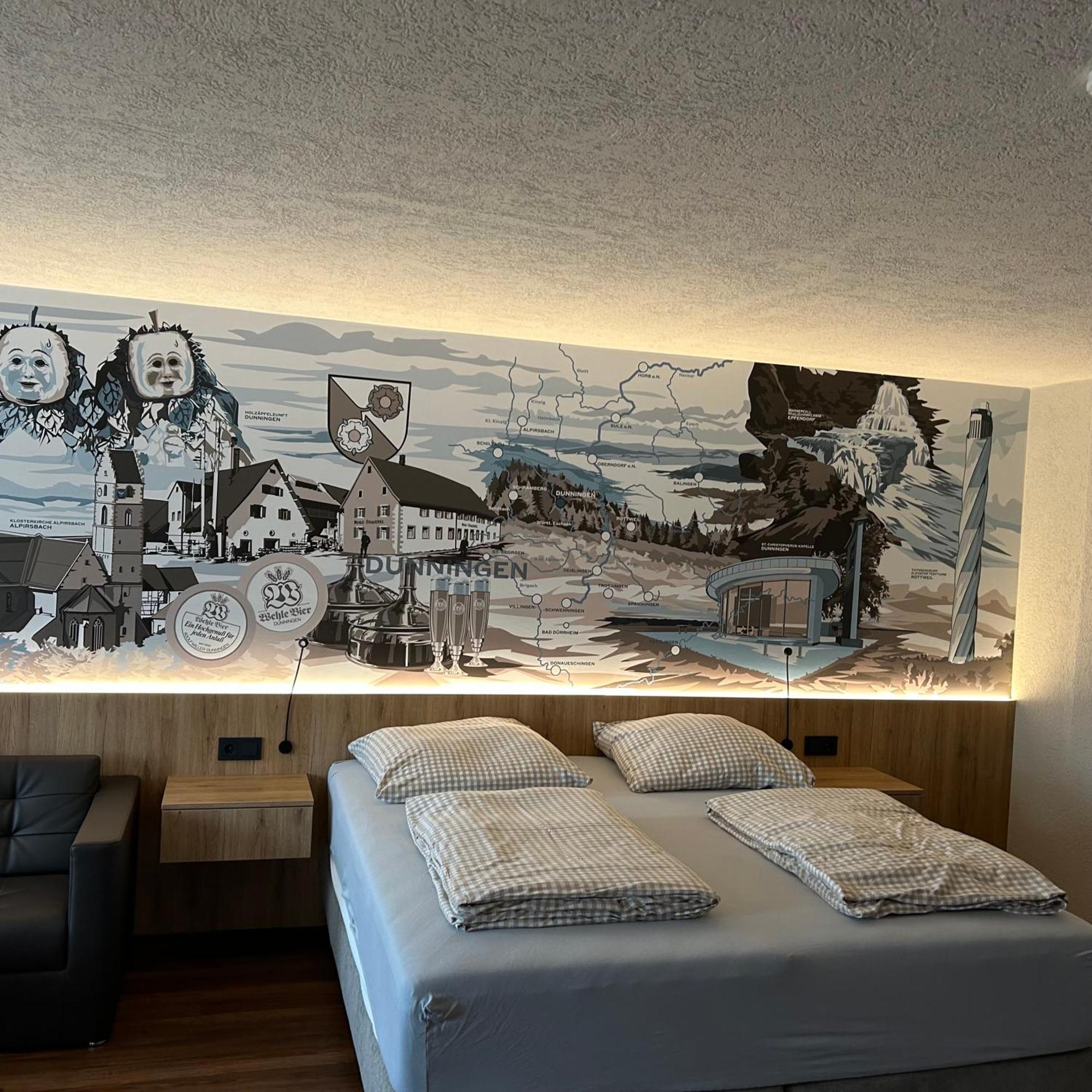 Braustube Wehle Hotel Dunningen Exterior photo
